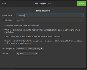 Uo endor install.png